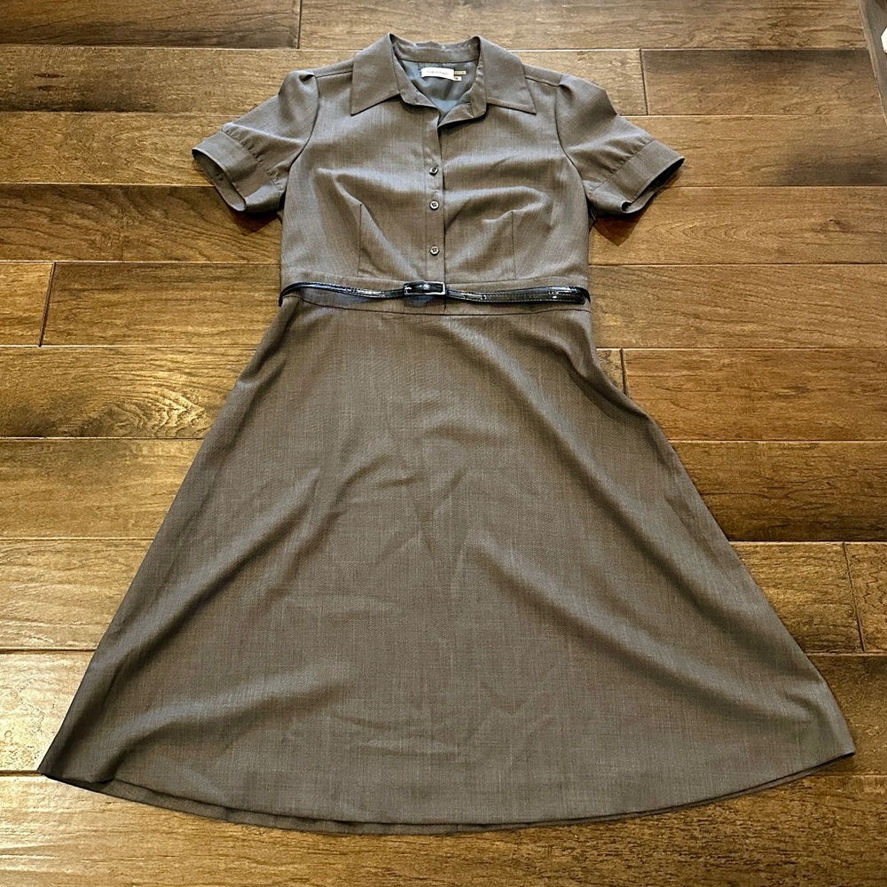 Calvin Klein A-Line Tailored Dress. Size 12!